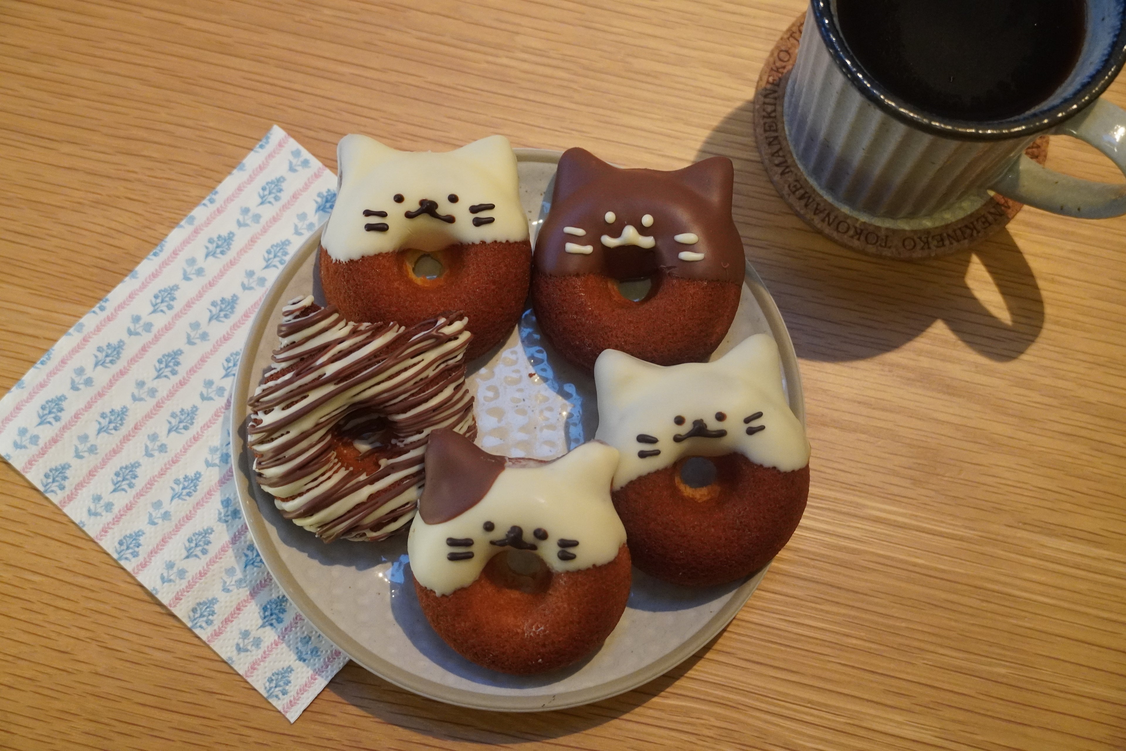 Little Cat Baked Doughnut Box (5pcs)