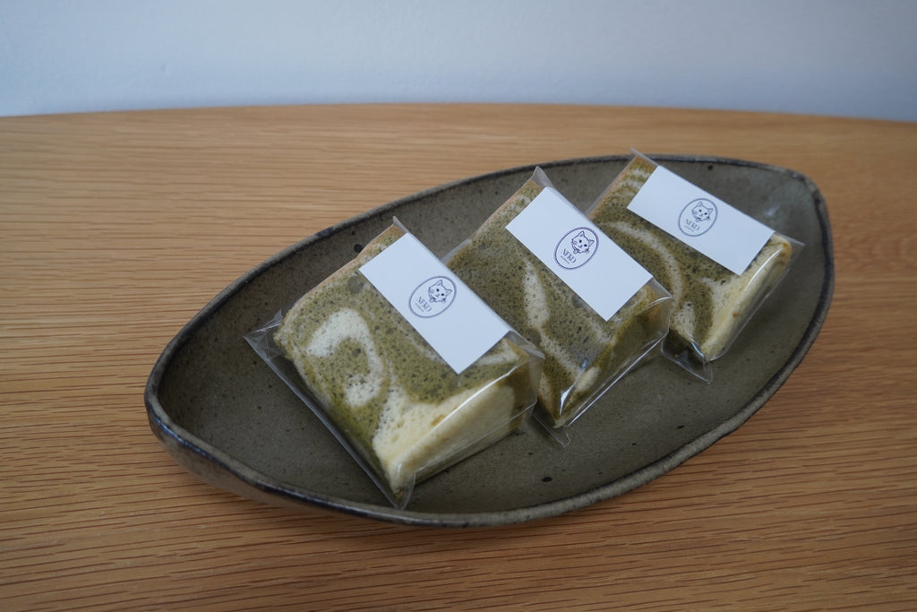 Japanese-inspired Artisan Chiffon Cake (Matcha Marble) (3 pcs)