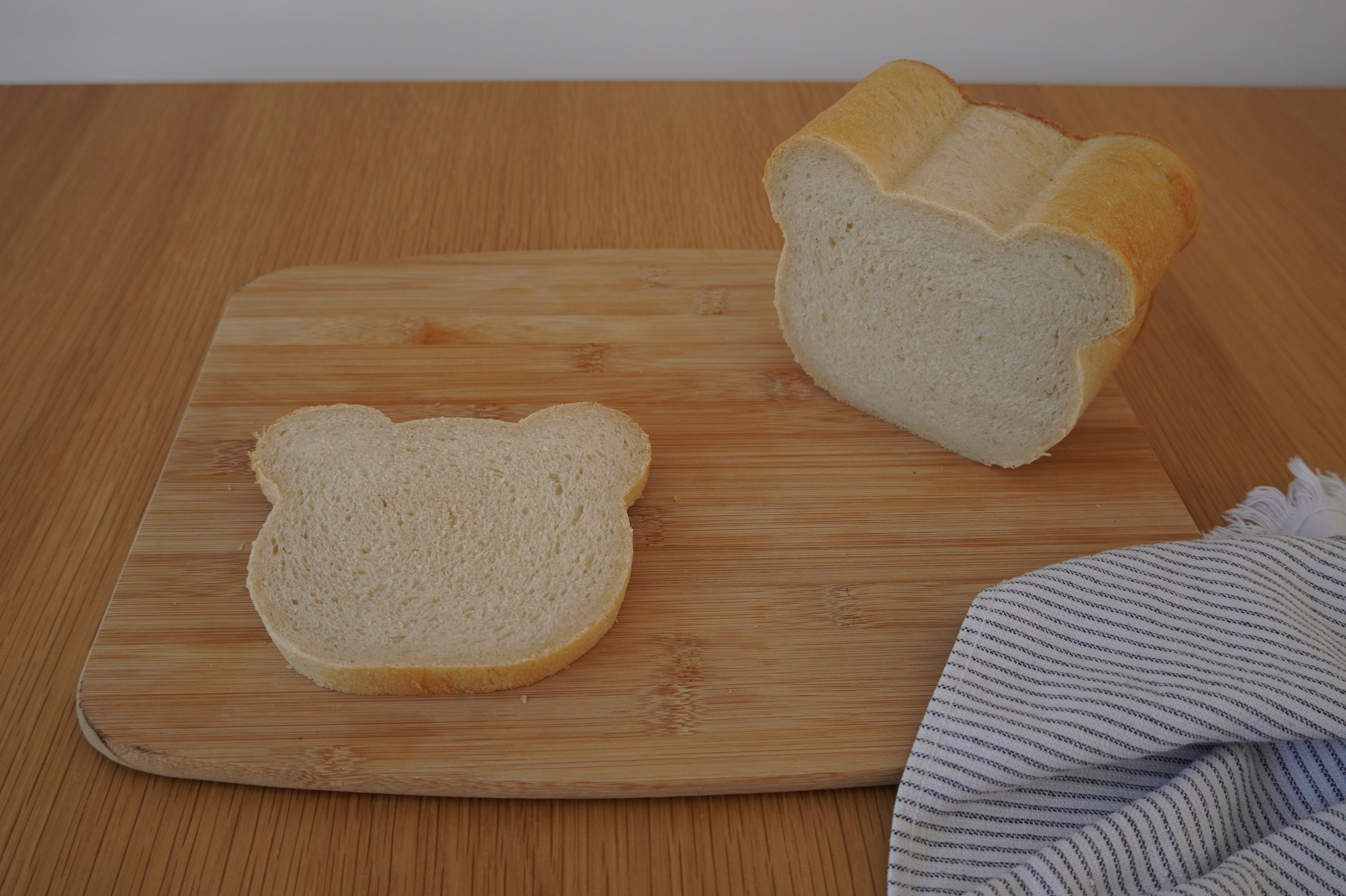 Japanese Soft Milk Bread, Shaped Like a Bear